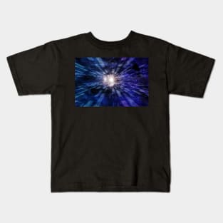 Space flight to the sun Kids T-Shirt